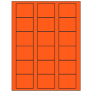 2.125" x 1.75"  Sheet Label