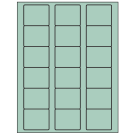 2.125" x 1.75"  Sheet Label