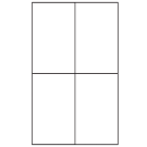 4.25" x 7"  Sheet Label