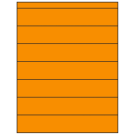 8.5" x 1.5"  Sheet Label