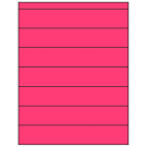 8.5" x 1.5"  Sheet Label