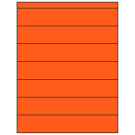 8.5" x 1.5"  Sheet Label