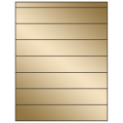 8.5" x 1.5"  Sheet Label