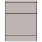 8.5" x 1.5"  Sheet Label
