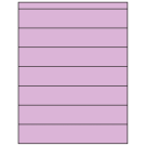 8.5" x 1.5"  Sheet Label