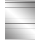 8.5" x 1.5"  Sheet Label