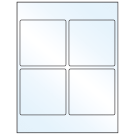 3.875" x 3.875"  Sheet Label