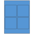 3.875" x 3.875"  Sheet Label