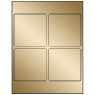 3.875" x 3.875"  Sheet Label