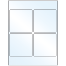 3.875" x 3.875"  Sheet Label