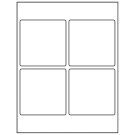 3.875" x 3.875"  Sheet Label
