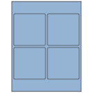 3.875" x 3.875"  Sheet Label