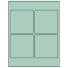 3.875" x 3.875"  Sheet Label