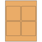 3.875" x 3.875"  Sheet Label