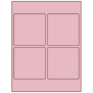 3.875" x 3.875"  Sheet Label