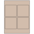 3.875" x 3.875"  Sheet Label