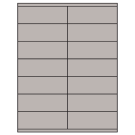 4.25" x 1.5"  Sheet Label