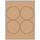 3.9375" x 3.9375"  Sheet Label