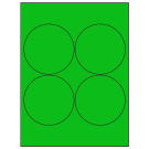 3.9375" x 3.9375"  Sheet Label