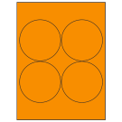 3.9375" x 3.9375"  Sheet Label