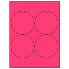 3.9375" x 3.9375"  Sheet Label