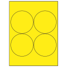 3.9375" x 3.9375"  Sheet Label