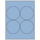 3.9375" x 3.9375"  Sheet Label