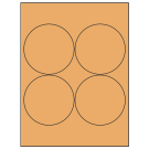 3.9375" x 3.9375"  Sheet Label