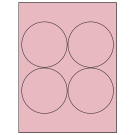 3.9375" x 3.9375"  Sheet Label