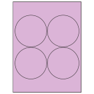 3.9375" x 3.9375"  Sheet Label