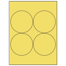 3.9375" x 3.9375"  Sheet Label