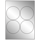 3.9375" x 3.9375"  Sheet Label