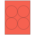 3.9375" x 3.9375"  Sheet Label