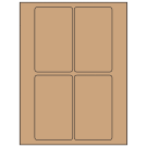 3" x 5"  Sheet Label