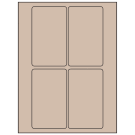 3" x 5"  Sheet Label