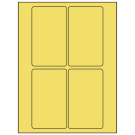 3" x 5"  Sheet Label