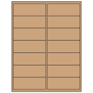 4" x 1.5"  Sheet Label