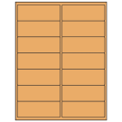 4" x 1.5"  Sheet Label