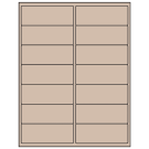 4" x 1.5"  Sheet Label