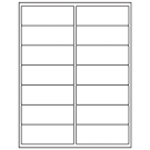 4" x 1.5"  Sheet Label