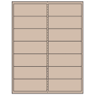 4" x 1.5"  Sheet Label