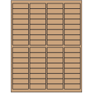 1.9375" x 0.625"  Sheet Label