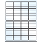 1.9375" x 0.625"  Sheet Label