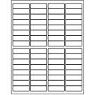 1.9375" x 0.625"  Sheet Label
