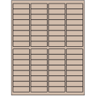 1.9375" x 0.625"  Sheet Label