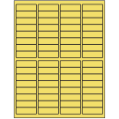 1.9375" x 0.625"  Sheet Label