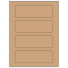 6.5" x 2.0875"  Sheet Label