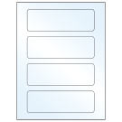 6.5" x 2.0875"  Sheet Label