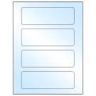 6.5" x 2.0875"  Sheet Label