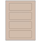 6.5" x 2.0875"  Sheet Label